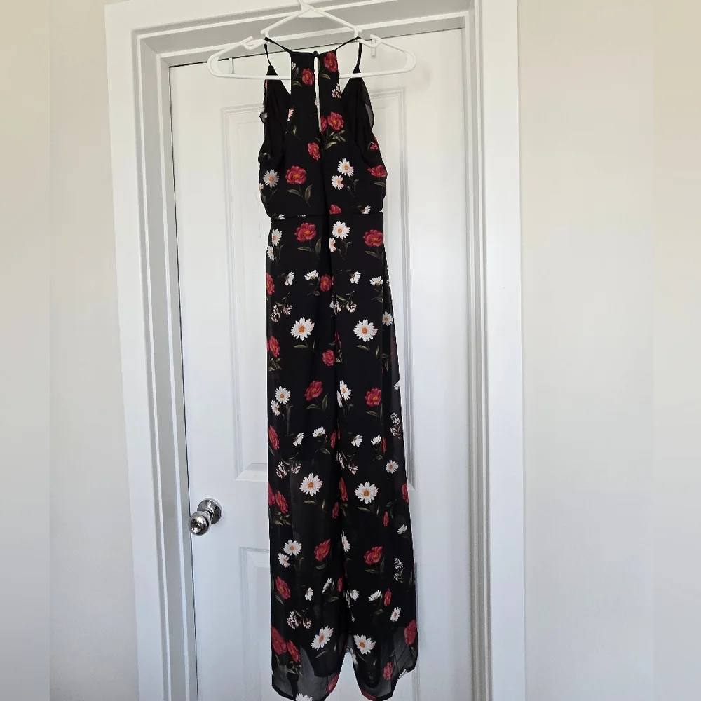 NWT Black Floral Sundress